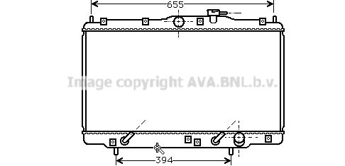 AVA QUALITY COOLING Радиатор, охлаждение двигателя HD2094